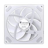 Вентилятор JONSBO ZE-120W 120х120х28мм (60шт/кор, PWM, ARGB LED, 700-1800об/мин, белый) Retail