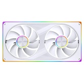 Вентилятор JONSBO ZE-240WR (2 in 1) 242х123х28мм REVERSE (20шт/кор, PWM, ARGB LED, 700-1800об/мин, белый) Retail