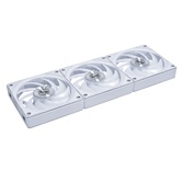 Комплект вентиляторов (3шт.) Lian Li UNI FAN CL FLEX 120 / 12CL1F3W WHITE / 120x124x28мм (PWM, ARGB, 2150 об/мин (Max.), 29.8dBa) / G9F.12CL1F3W.R0