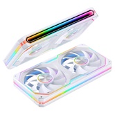Вентилятор JONSBO XA-240W (2 in 1) 242х123х28мм (20шт/кор, PWM, ARGB LED, 700-2400об/мин, белый) Retail