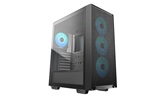 Корпус Deepcool CC560 ARGB V3, TG, 4x120mm ARGB Fan, mini-ITX, mATX, ATX, черный