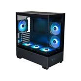 Корпус XASTRA Q500M  6ARGB-FA-C6 Black mATX/Aquarium/Screewless/ 1x120mm,1x240,1x360 ARGB PWM FA fans/Argb+PWM HUB 6port/ / Q500M-1FA36A-1FA24A-1FA12A-C6