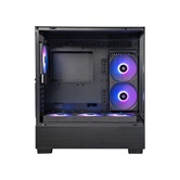 Корпус XASTRA Q500  6ARGB-FA-C6 Black ATX/Aquarium/Screewless/ 1x120mm,1x240,1x360 ARGB PWM FA fans/Argb+PWM HUB 6port/ / Q500-1FA36A-1FA24A-1FA12A-C6