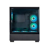 Корпус XASTRA Q500  6ARGB-FA-C6 Black ATX/Aquarium/Screewless/ 1x120mm,1x240,1x360 ARGB PWM FA fans/Argb+PWM HUB 6port/ / Q500-1FA36A-1FA24A-1FA12A-C6