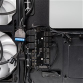 Корпус XASTRA Q500  6ARGB-FA-C6 Black ATX/Aquarium/Screewless/ 1x120mm,1x240,1x360 ARGB PWM FA fans/Argb+PWM HUB 6port/ / Q500-1FA36A-1FA24A-1FA12A-C6