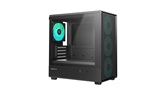 Корпус Deepcool CC350 4F, TG, 4x120mm ARGB Fan, mini-ITX, mATX, черный