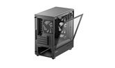 Корпус Deepcool CC350 4F, TG, 4x120mm ARGB Fan, mini-ITX, mATX, черный