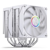 Кулер JONSBO CR-3000 V2 White LGA1851/1700/1200/115X/AM5/AM4 (12шт/кор, TDP 260W, PWM, 1 x 120mm ARGB LED Fan, 1 x 120mm Fan, 6 тепловых трубок, 4-pin, белый) Retail