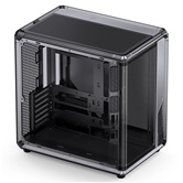 Корпус JONSBO X400CG Gray, TG (aquarium), mini-ITX, mATX, ATX, серый