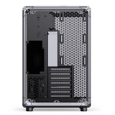 Корпус JONSBO X400CG Gray, TG (aquarium), mini-ITX, mATX, ATX, серый