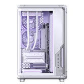 Корпус JONSBO X400CG White, TG (aquarium), mini-ITX, mATX, ATX, белый