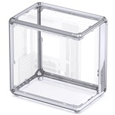 Корпус JONSBO X400CG White, TG (aquarium), mini-ITX, mATX, ATX, белый