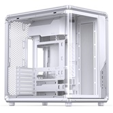 Корпус JONSBO X400CG White, TG (aquarium), mini-ITX, mATX, ATX, белый