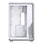Корпус JONSBO X400CG White, TG (aquarium), mini-ITX, mATX, ATX, белый