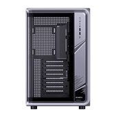 Корпус JONSBO BO400CG V2, TG (aquarium), mini-ITX, mATX, ATX, серый