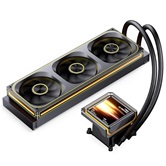 Комплект водяного охлаждения JONSBO TX-360A Black LGA1851/1700/1200/115X/AM5/AM4 (4шт/кор, TDP 325W, ARGB FAN and ARGB LCD Display PUMP,  PWM, TRIPLE FAN 120mm, черный) RET