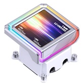 Комплект водяного охлаждения JONSBO TX-360A White LGA1851/1700/1200/115X/AM5/AM4 (4шт/кор, TDP 325W, ARGB FAN and ARGB LCD Display PUMP,  PWM, TRIPLE FAN 120mm, белый) RET