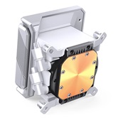 Комплект водяного охлаждения JONSBO TX-360A White LGA1851/1700/1200/115X/AM5/AM4 (4шт/кор, TDP 325W, ARGB FAN and ARGB LCD Display PUMP,  PWM, TRIPLE FAN 120mm, белый) RET