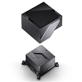 Комплект водяного охлаждения JONSBO TM-360A Black LGA1851/1700/1200/115X/AM5/AM4 (4шт/кор, TDP 325W, ARGB FAN and ARGB LCD Display PUMP,  PWM, TRIPLE FAN 120mm, черный) RET