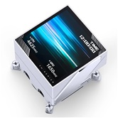 Комплект водяного охлаждения JONSBO TM-360A White LGA1851/1700/1200/115X/AM5/AM4 (4шт/кор, TDP 325W, ARGB FAN and ARGB LCD Display PUMP,  PWM, TRIPLE FAN 120mm, белый) RET