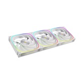 Комплект вентиляторов (3 шт.) Geometric Future Squama Ultimate 3003W-14 White 140mm / ARGB, PWM, 140x140x30 mm, 800-2400 rpm, 106 cfm, 36 dBA / 1F3003W314000