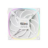 Комплект вентиляторов (3 шт.) Geometric Future Squama Ultimate 3003W-14 White 140mm / ARGB, PWM, 140x140x30 mm, 800-2400 rpm, 106 cfm, 36 dBA / 1F3003W314000