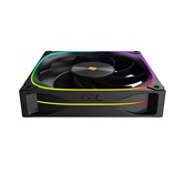 Комплект вентиляторов (3 шт.) Geometric Future Squama Ultimate 3003RB-14 Reverse Black 140mm / ARGB, PWM, 140x140x30 mm, 800-2100 rpm, 95 cfm, 36 dBA / 1F3003R314000