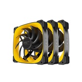 Комплект вентиляторов (3 шт.) Geometric Future Squama 3005Y-14 Yellow 140mm / PWM, 140x140x30 mm, 1800 rpm, 87.5 cfm, 31.5 dBA / 1F3005Y314000