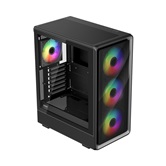Корпус 1STPLAYER WA7 Black / ATX / 3x140mm & 1x120mm ARGB fans / WA7-BK-3FA7-14-1FA7