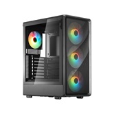 Корпус 1STPLAYER WA7 Black / ATX / 3x140mm & 1x120mm ARGB fans / WA7-BK-3FA7-14-1FA7