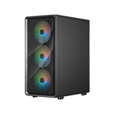 Корпус 1STPLAYER WA7 Black / ATX / 3x140mm & 1x120mm ARGB fans / WA7-BK-3FA7-14-1FA7
